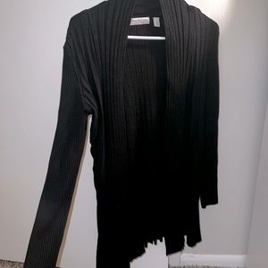 Black cardigan
